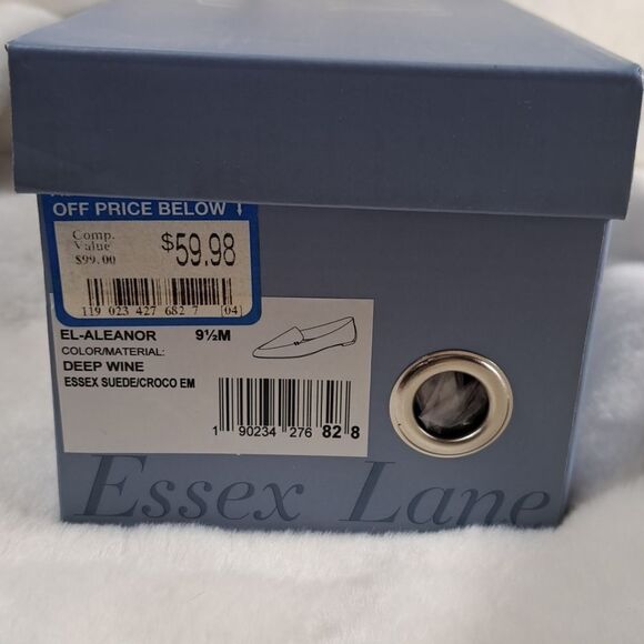 Essex Lane Suede leather Loafers LEATHER NEW IN BOX - Picture 6 of 9